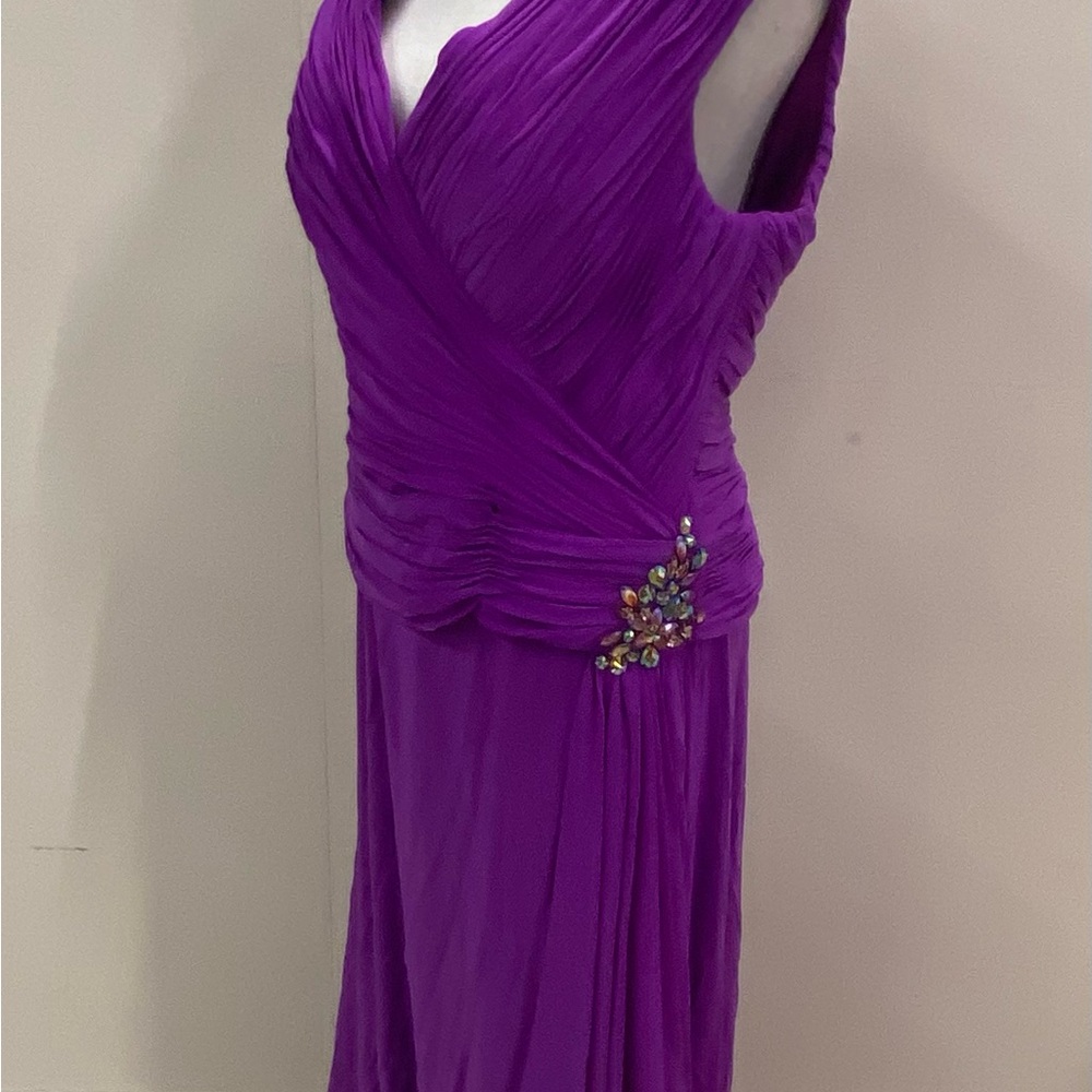 Alyce Paris Purple Maxi Dress - Picture 2 of 5